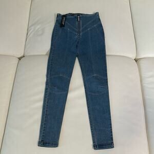 Manière De Voir Contrast Stitch Denim Jeans